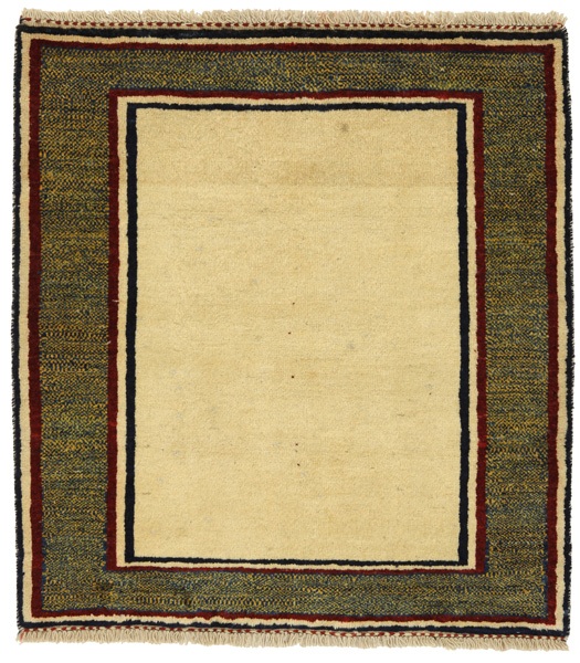 Gabbeh - Qashqai Persian Carpet 110x99