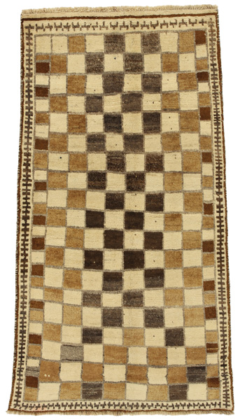 Gabbeh - Bakhtiari Persian Carpet 197x102