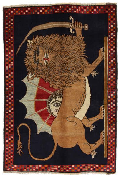 Kashkooli - Gabbeh Persian Carpet 165x112