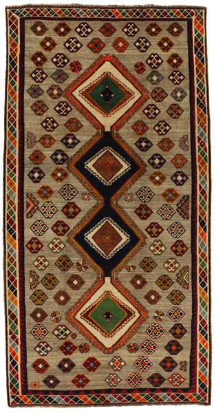 Gabbeh - Qashqai Persian Carpet 288x147