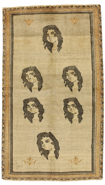 Gabbeh - Qashqai Persian Carpet 191x112
