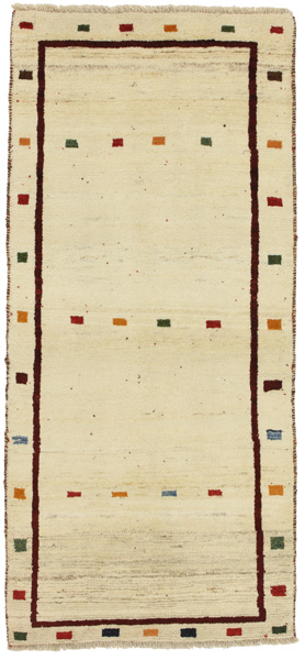 Gabbeh - Qashqai Persian Carpet 199x91