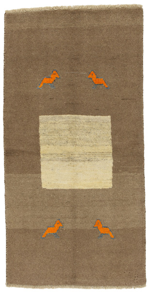 Gabbeh - Qashqai Persian Carpet 195x98