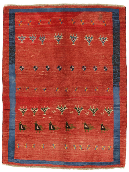 Gabbeh - Qashqai Persian Carpet 150x116