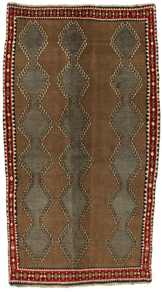Gabbeh - Qashqai Persian Carpet 224x119
