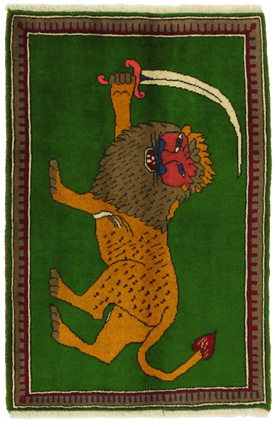 Kashkooli - Gabbeh Persian Carpet 124x82