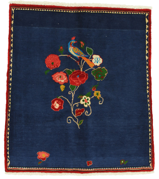Kashkooli - Gabbeh Persian Carpet 117x104