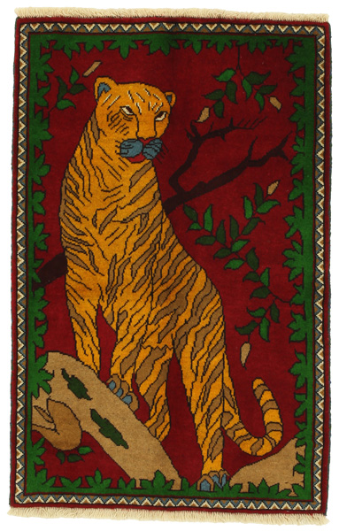 Kashkooli - Gabbeh Persian Carpet 128x83