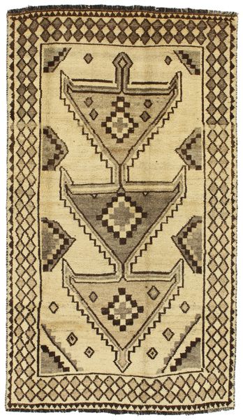 Gabbeh - Bakhtiari Persian Carpet 215x124
