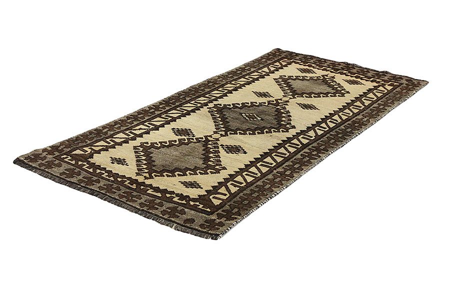Gabbeh - Qashqai Persian Carpet 203x103 - Picture 2