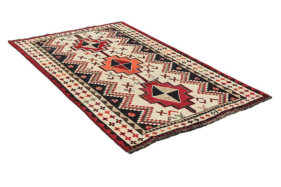 Qashqai - Gabbeh Persian Carpet 217x135 - Picture 1