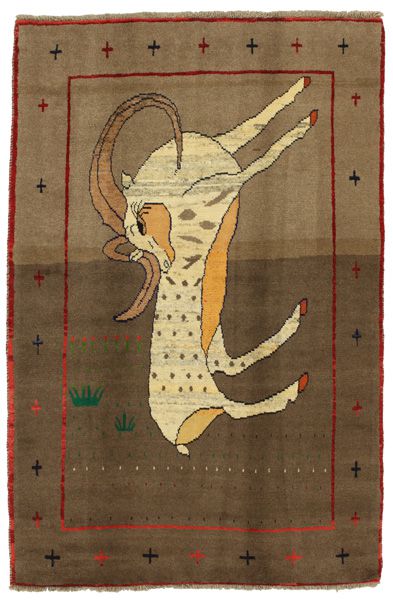 Gabbeh - Qashqai Persian Carpet 230x153