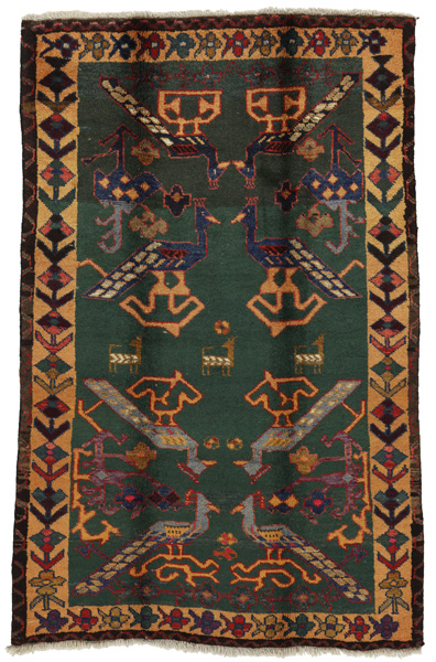 Gabbeh Persian Carpet 188x120