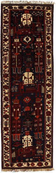 Bakhtiari - Qashqai Persian Carpet 433x138
