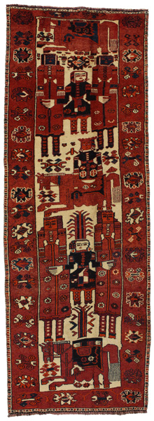 Bakhtiari - Qashqai Persian Carpet 377x132