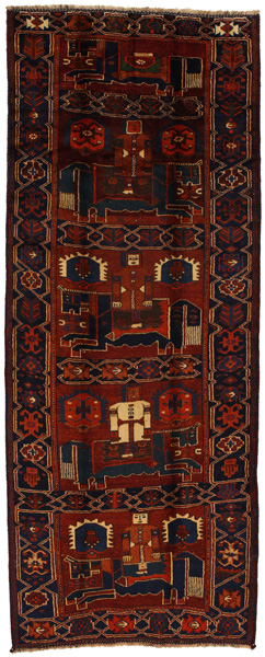 Bakhtiari - Qashqai Persian Carpet 407x158