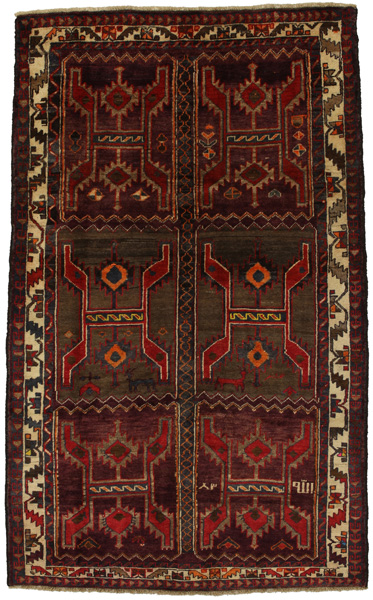 Lori - Bakhtiari Persian Carpet 223x136