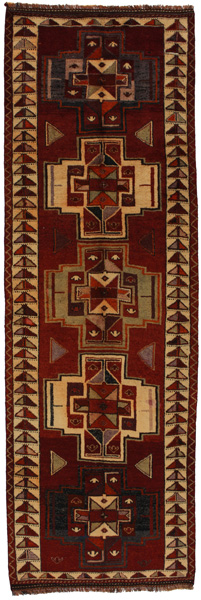 Bakhtiari - Gabbeh Persian Carpet 382x124