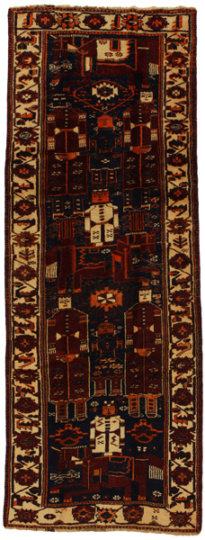 Bakhtiari - Qashqai Persian Carpet 373x138