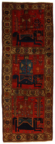 Bakhtiari - Qashqai Persian Carpet 442x161