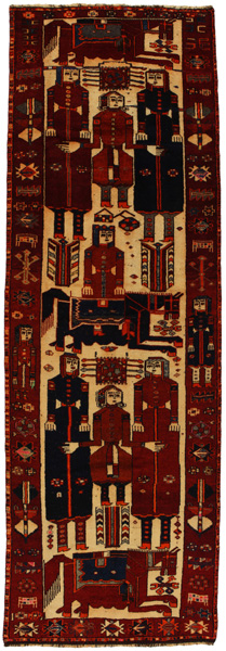 Bakhtiari - Qashqai Persian Carpet 415x133