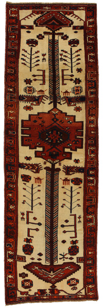 Bakhtiari - Qashqai Persian Carpet 415x128