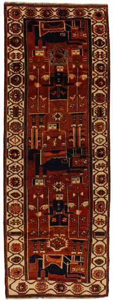 Bakhtiari - Qashqai Persian Carpet 419x148