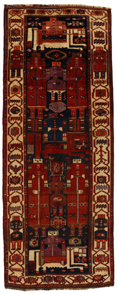 Bakhtiari - Qashqai Persian Carpet 376x145
