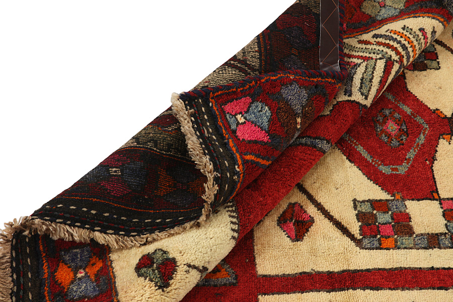 Bakhtiari - Qashqai Persian Carpet 413x157 - Picture 4