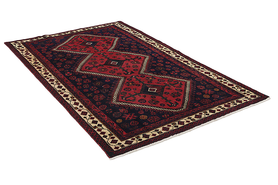 Afshar - Sirjan Persian Carpet 247x153 - Picture 1