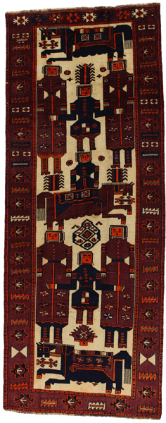 Bakhtiari - Qashqai Persian Carpet 382x148