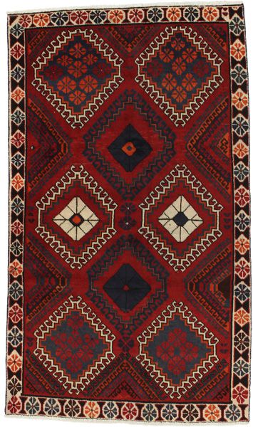Bakhtiari - old Persian Carpet 211x124