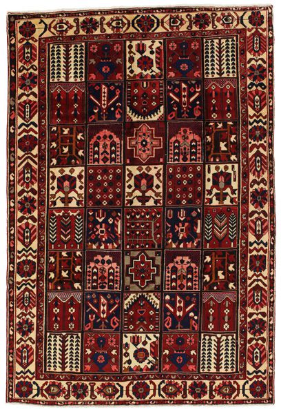 Bakhtiari - old Persian Carpet 304x206