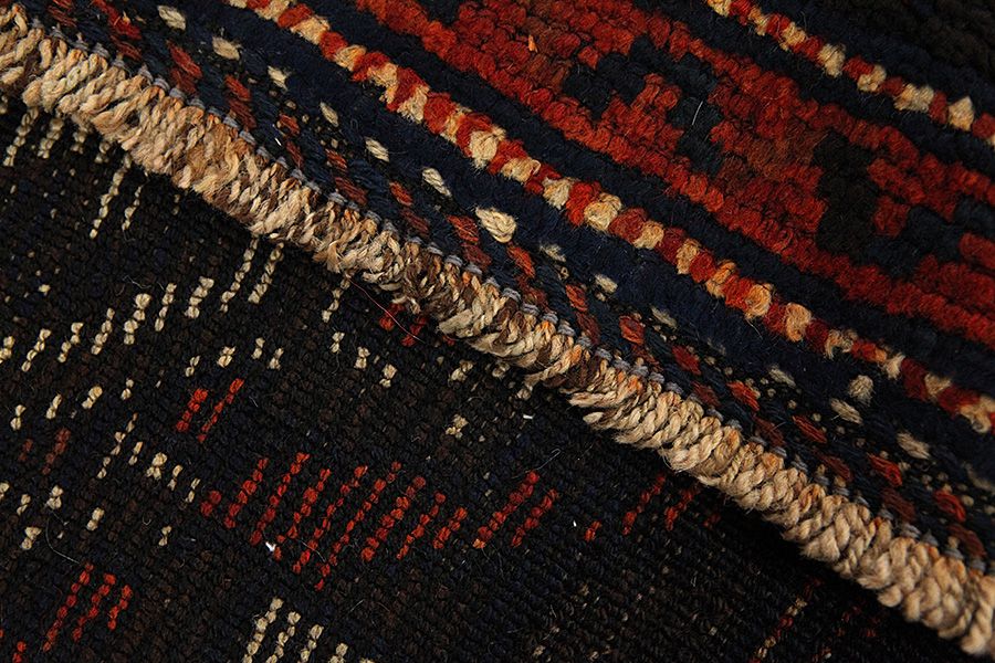 Bokhara - Turkaman Persian Carpet 360x123 - Picture 5