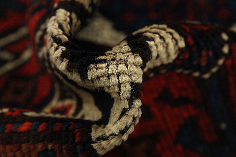 Bokhara - Turkaman Persian Carpet 360x123 - Picture 6