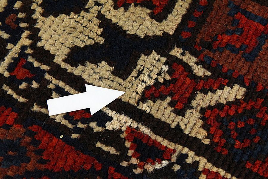 Bokhara - Turkaman Persian Carpet 360x123 - Picture 9