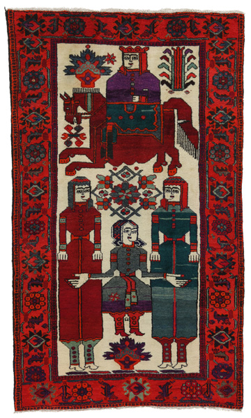 Bakhtiari - Qashqai Persian Carpet 220x130