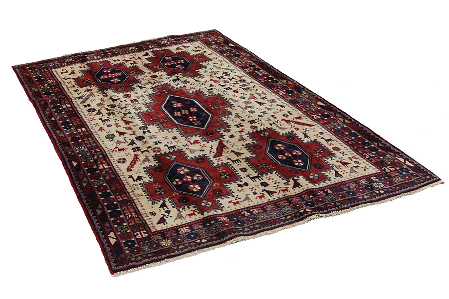 Afshar - Sirjan Persian Carpet 247x148 - Picture 1
