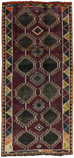 Gabbeh - Qashqai Persian Carpet 265x123