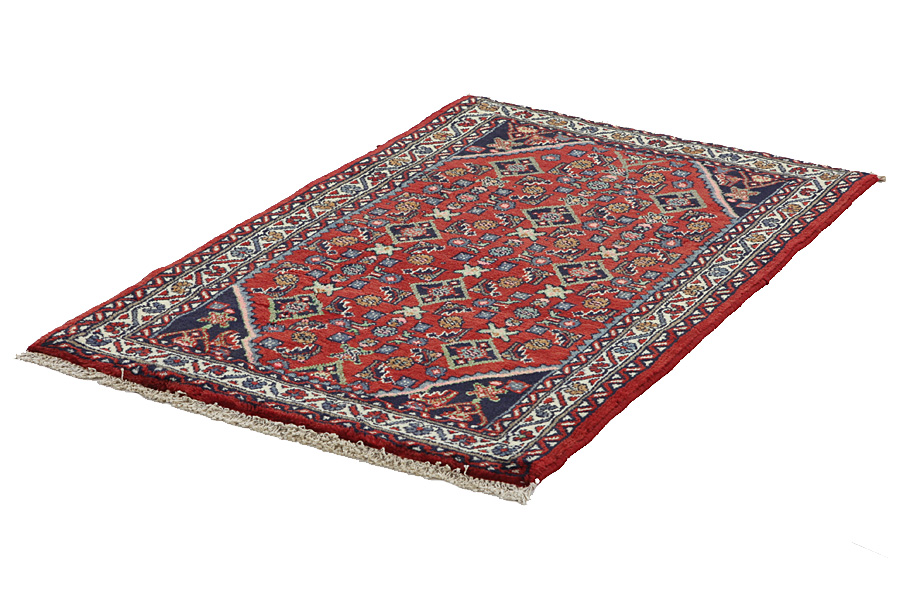 Hosseinabad - Hamadan Persian Carpet 110x70 - Picture 2