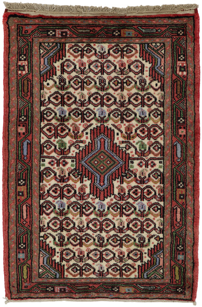 Enjelas - Hamadan Persian Carpet 93x63
