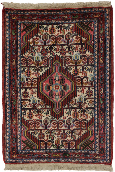 Enjelas - Hamadan Persian Carpet 90x66