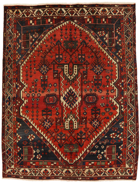 Bakhtiari Persian Carpet 211x162