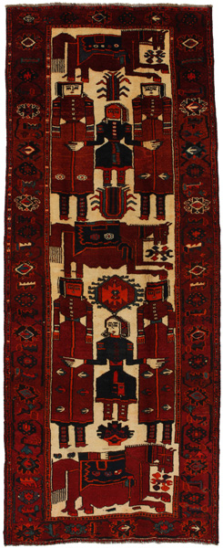 Bakhtiari - Qashqai Persian Carpet 370x146