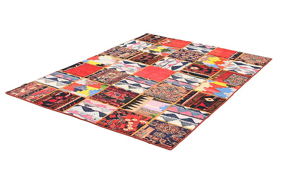 Patchwork Persian Carpet 212x152 - Picture 2
