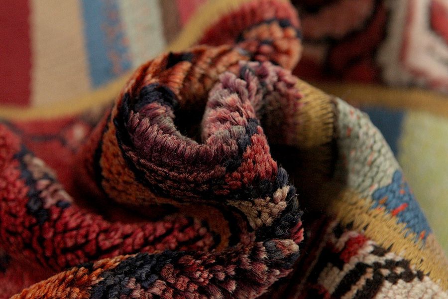 Patchwork Persian Carpet 213x152 - Picture 4