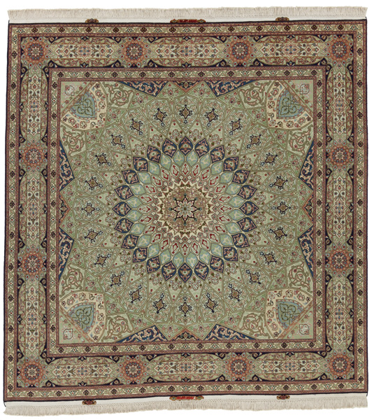 Tabriz Persian Carpet 206x200