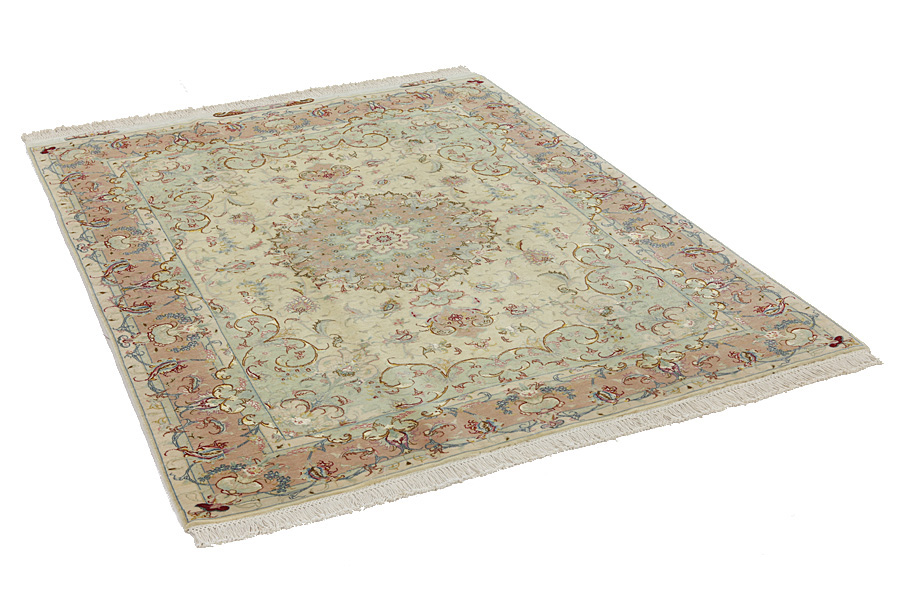 Tabriz Persian Carpet 194x150 - Picture 1