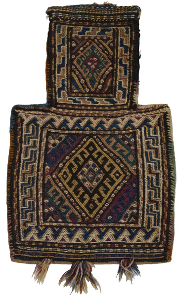 Qashqai - Saddle Bag Persian Carpet 55x35