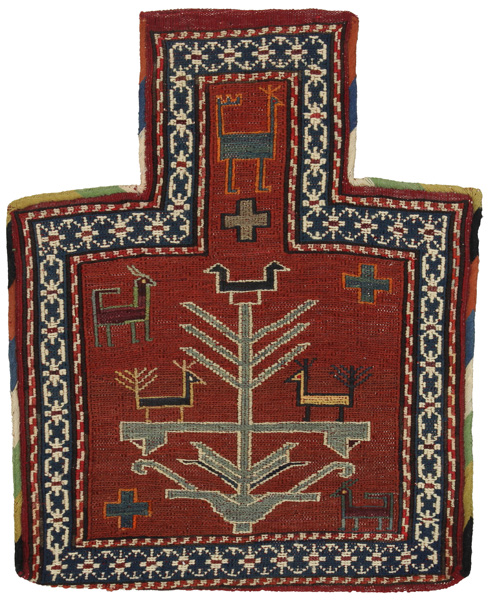 Qashqai - Saddle Bag Persian Carpet 46x36